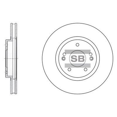 Тормозной диск HI-Q SD1060