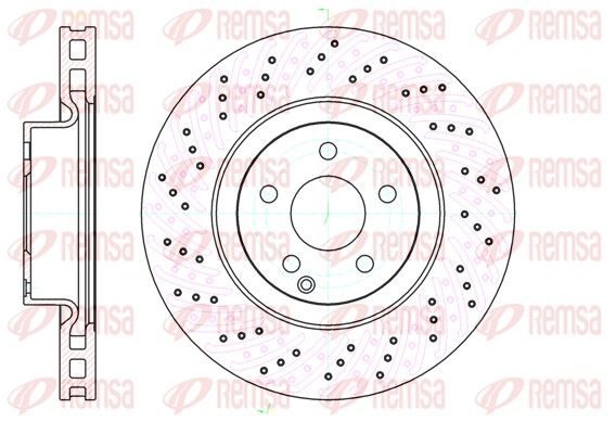 Гальмівний диск REMSA 6103210 - zapix