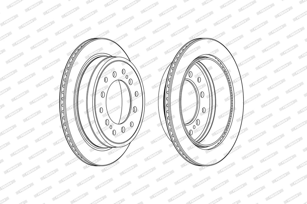 Гальмівний диск FERODO DDF2505C - zapix