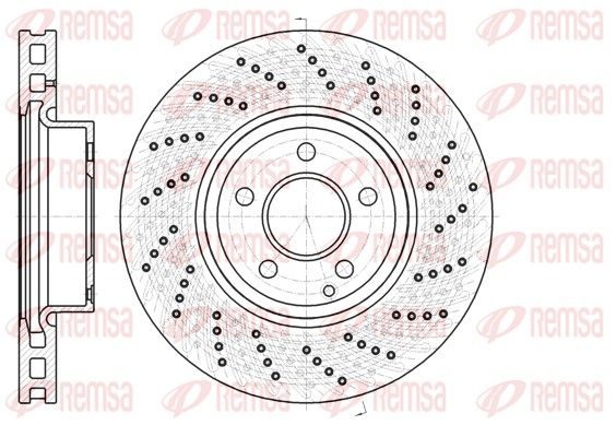 Гальмівний диск REMSA 6118510 - zapix