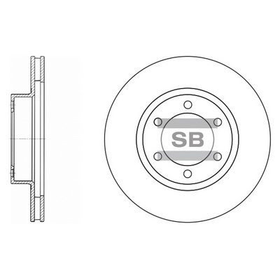 Гальмівний диск HI-Q SD4004 - zapix