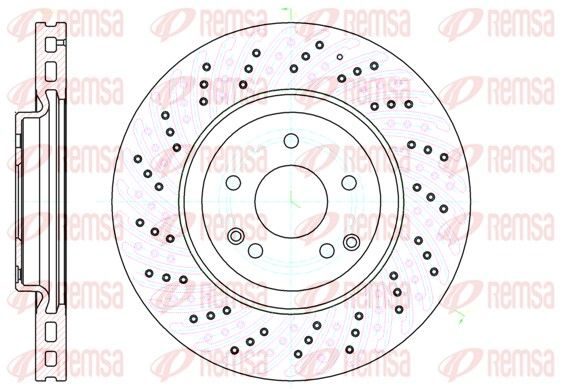 Гальмівний диск REMSA 6113810 - zapix