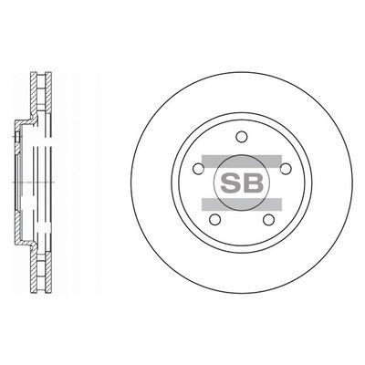 Гальмівний диск HI-Q SD4315 - zapix