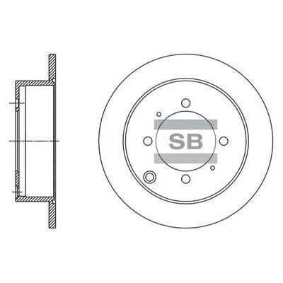 Гальмівний диск HI-Q SD1138