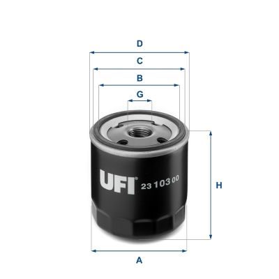 Оливний фільтр UFI 2310300 - zapix