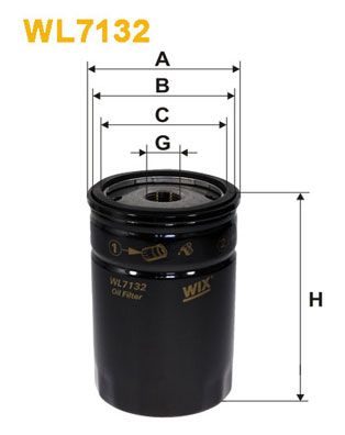 Оливний фільтр WIX FILTERS WL7132