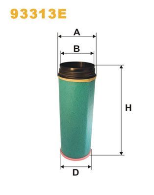 Повітряний фільтр WIX FILTERS 93313E - zapix