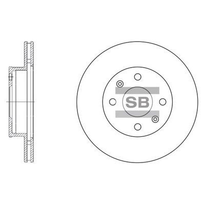 Гальмівний диск HI-Q SD2010