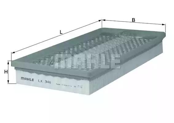Повітряний фільтр MAHLE LX348 - zapix