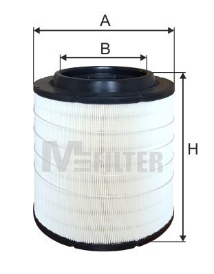 Повітряний фільтр MFILTER A578 - zapix