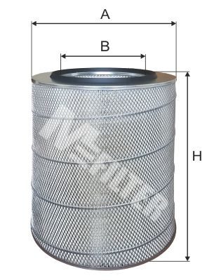 Повітряний фільтр MFILTER A586 - zapix