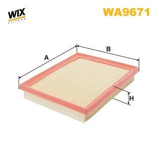 Повітряний фільтр WIX FILTERS WA9671