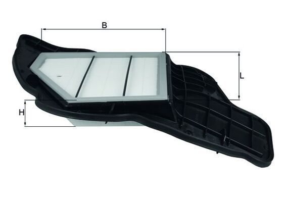 Повітряний фільтр MAHLE LX16845 - zapix