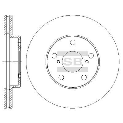 Гальмівний диск HI-Q SD4050 - zapix