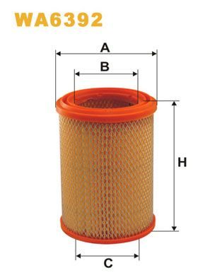 Повітряний фільтр WIX FILTERS WA6392 - zapix