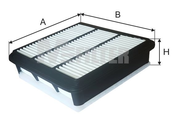 Повітряний фільтр MFILTER K7116 - zapix