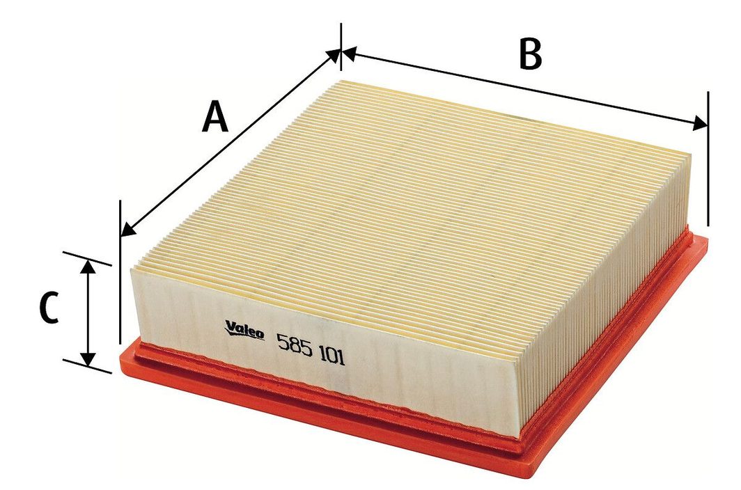 Повітряний фільтр VALEO 585101 - zapix