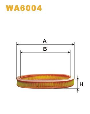 Воздушный фильтр WIX FILTERS WA6004