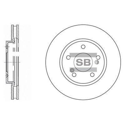 Гальмівний диск HI-Q SD4312 - zapix