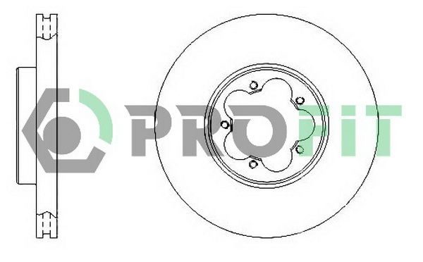 Гальмівний диск PROFIT 50101555 - zapix
