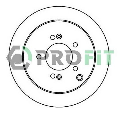 Гальмівний диск PROFIT 50101493 - zapix