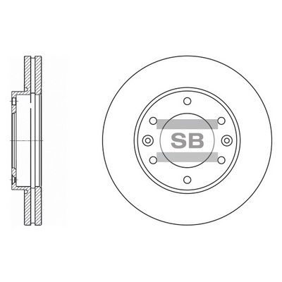 Гальмівний диск HI-Q SD1031 - zapix
