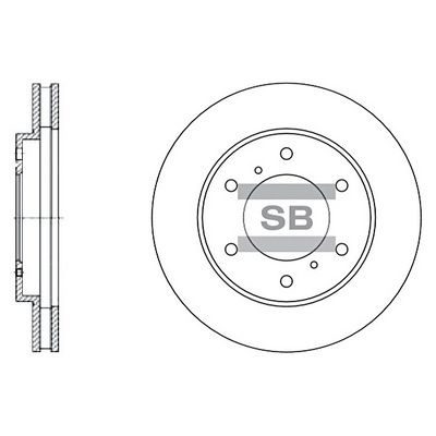 Гальмівний диск HI-Q SD4311 - zapix