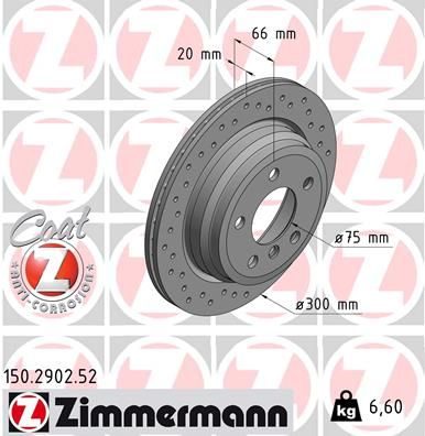 Гальмівний диск ZIMMERMANN 150290252 - zapix