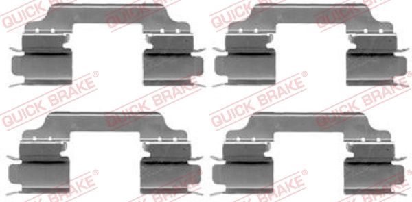 Приладдя / деталі гальмівних колодок QUICK BRAKE 1091649 - zapix