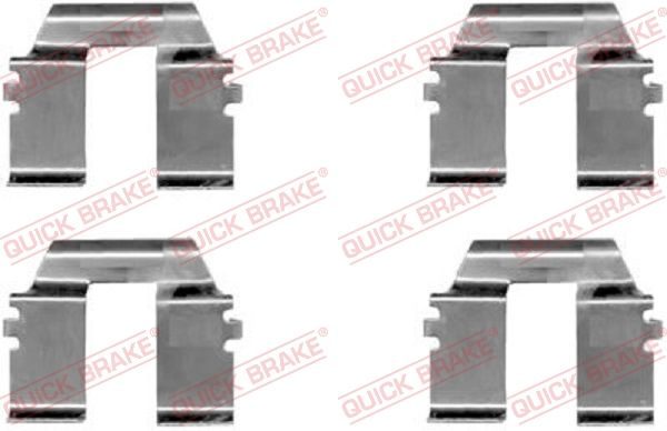 Приладдя / деталі гальмівних колодок QUICK BRAKE 1091232 - zapix
