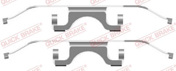 Приладдя / деталі гальмівних колодок QUICK BRAKE 1091702 - zapix