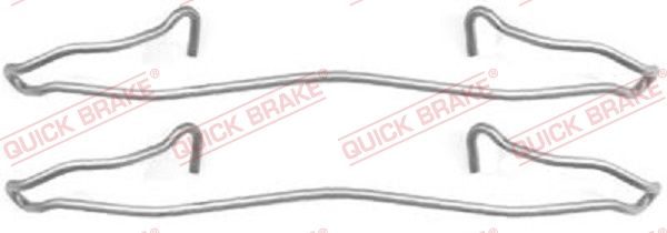 Приладдя / деталі гальмівних колодок QUICK BRAKE 1091057 - zapix