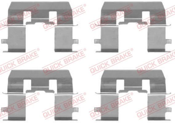 Приладдя / деталі гальмівних колодок QUICK BRAKE 1091281 - zapix