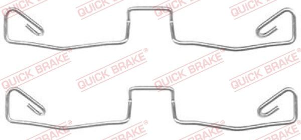 Приладдя / деталі гальмівних колодок QUICK BRAKE 1091633 - zapix