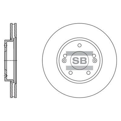 Гальмівний диск HI-Q SD1135