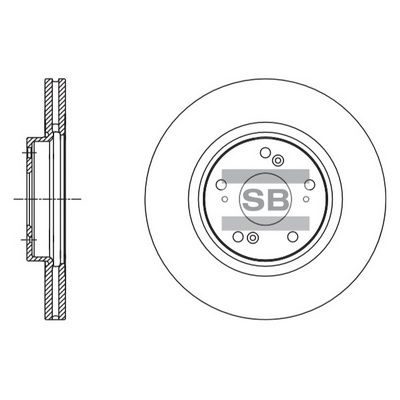 Гальмівний диск HI-Q SD4112 - zapix
