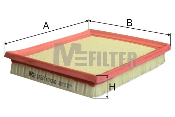 Повітряний фільтр MFILTER K7058 - zapix