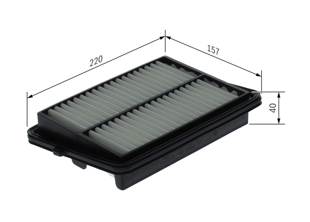 Повітряний фільтр BOSCH F026400649 - zapix