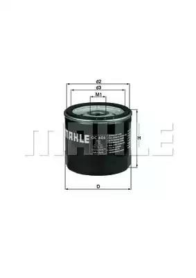Оливний фільтр MAHLE OC606 - zapix