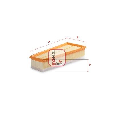 Повітряний фільтр SOFIMA S3D13A - zapix