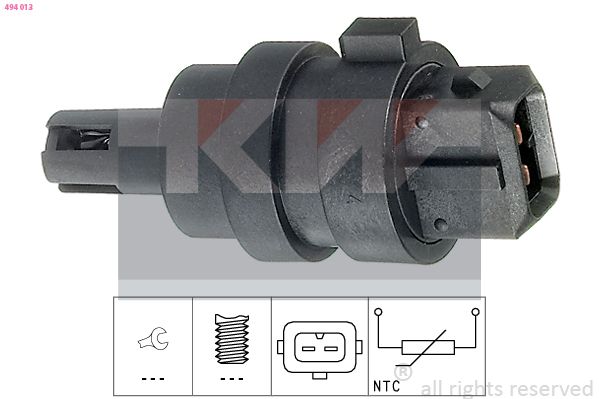 Датчик температури впускного повітря KW 494013 - zapix