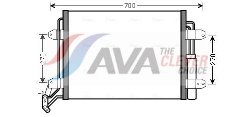 Радіатор кондиціонера AVA QUALITY COOLING VN5291D - zapix