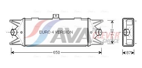 Інтеркулер AVA QUALITY COOLING IVA4045 - zapix