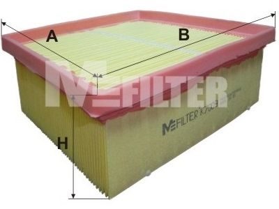 Повітряний фільтр MFILTER K7009 - zapix