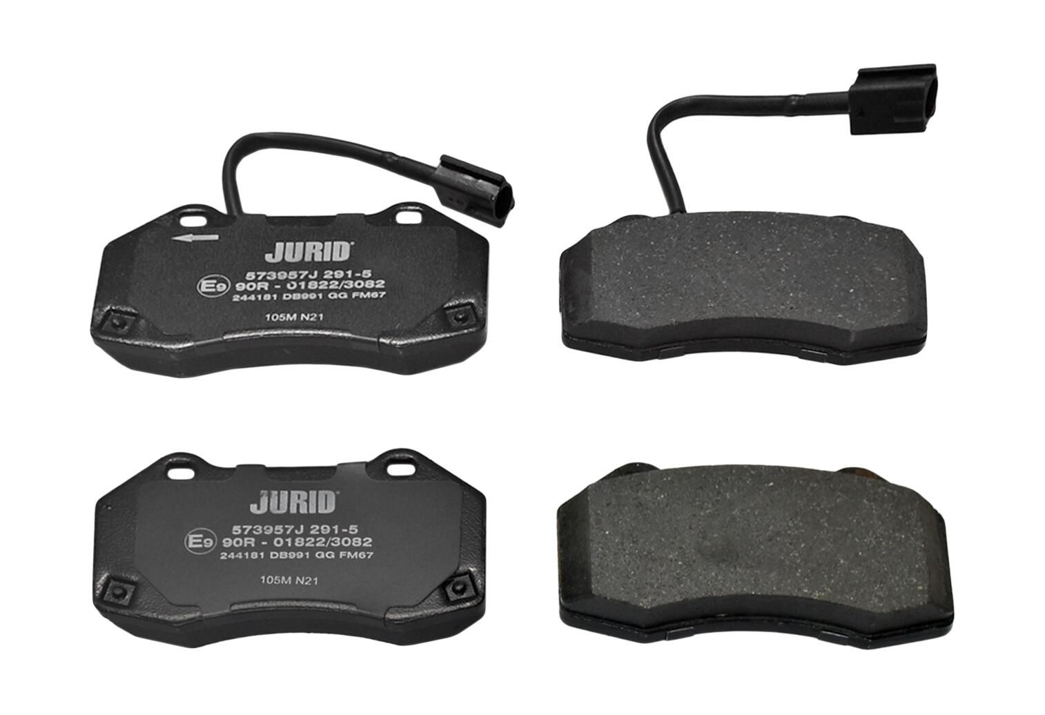 Гальмівні колодки дискові JURID 573957J - zapix