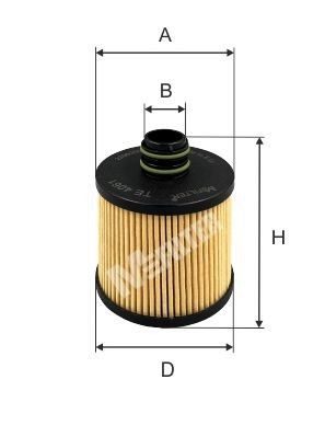 Оливний фільтр MFILTER TE4061 - zapix