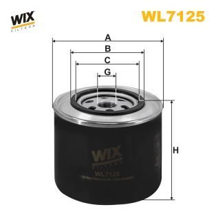 Оливний фільтр WIX FILTERS WL7125