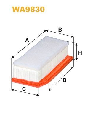 Повітряний фільтр WIX FILTERS WA9830