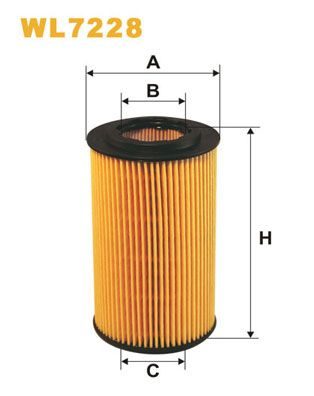 Масляный фильтр WIX FILTERS WL7228