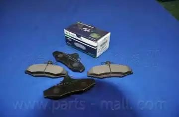 Гальмівні колодки дискові PARTS-MALL PKC010 - zapix